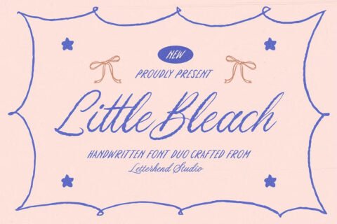 Little Bleach Handwritten Font Duo 282207707 6 Little Bleach Handwritten Font Duo