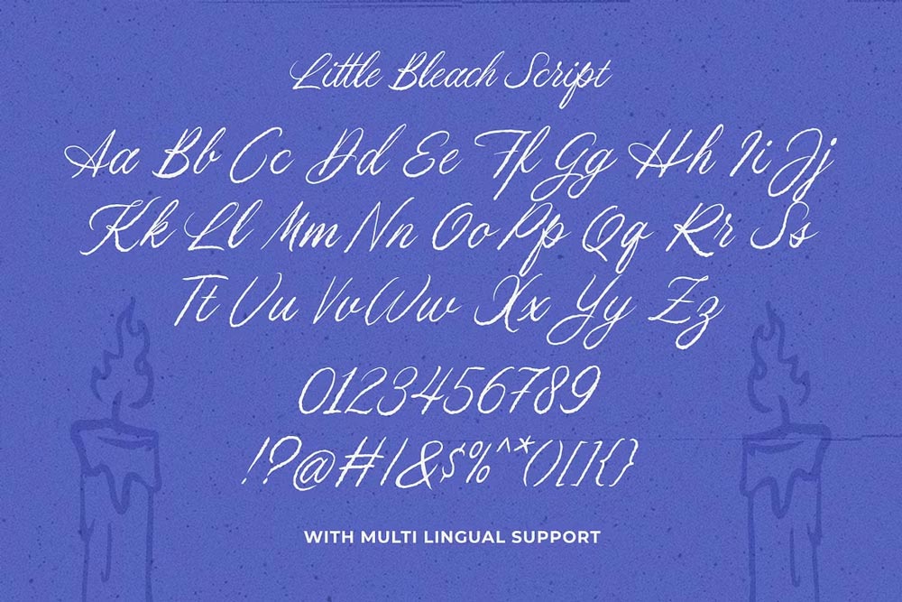 Little Bleach Handwritten Font Duo pic6