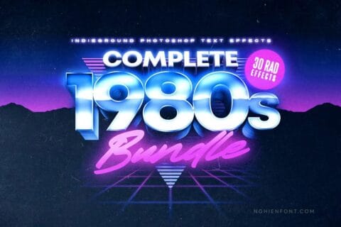 80s Text Effects Complete Bundle 5426797 6 80s Text Effects Complete Bundle