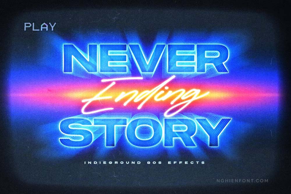 80s Text Effects Complete Bundle pic6